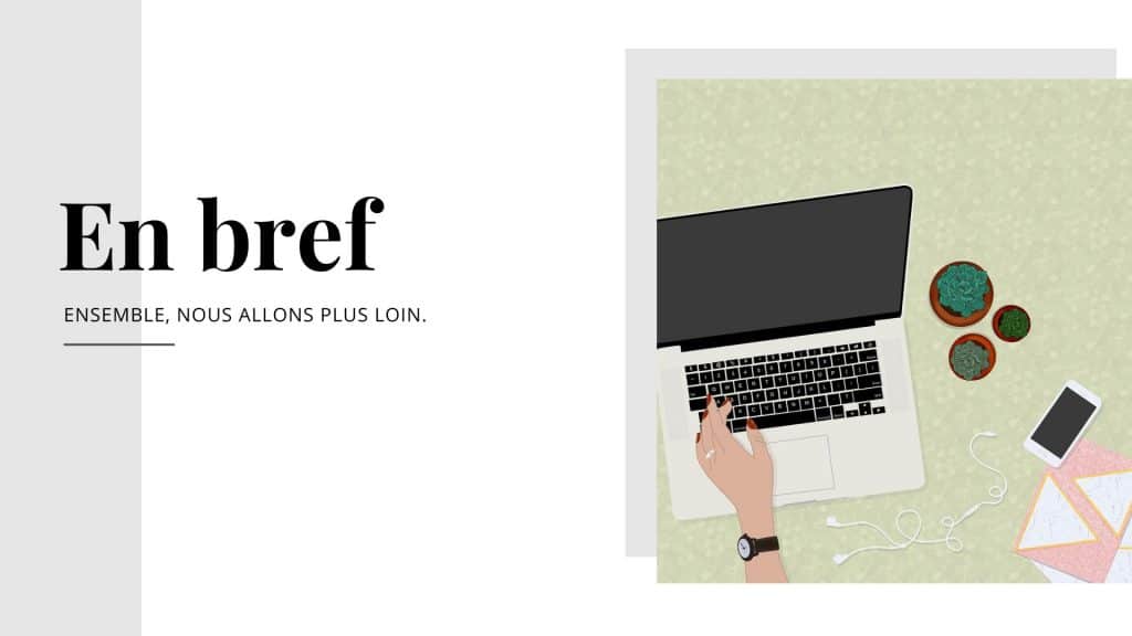 Presentation professionnel marketing sobre élégant minimaliste blanc noir